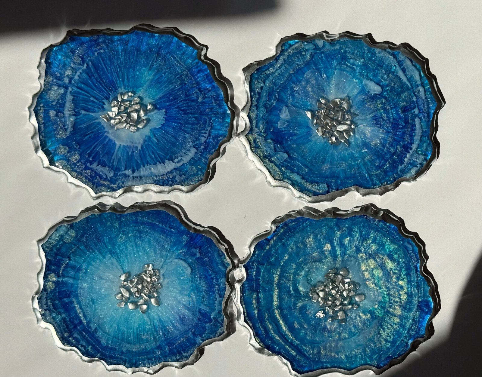 Ocean Mist epoxy onderzetters set van 4