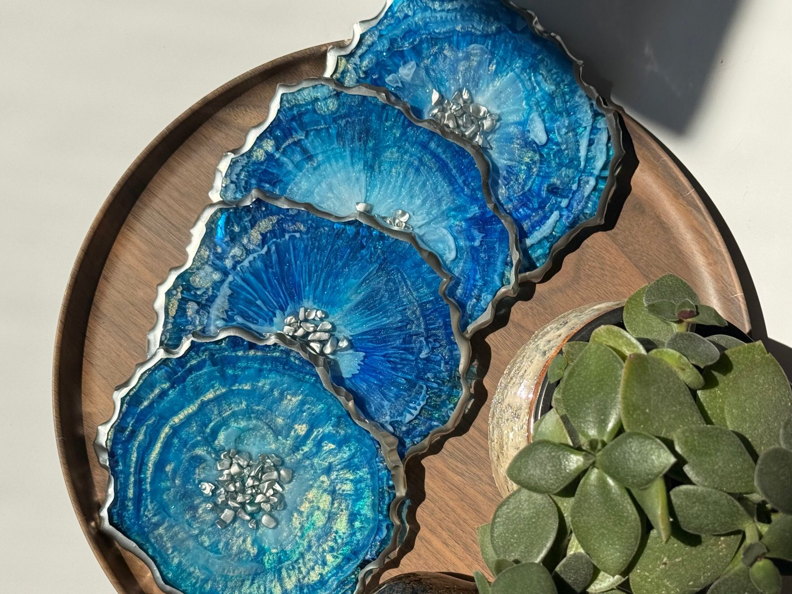Ocean Mist onderzetters sfeervol gepresenteerd