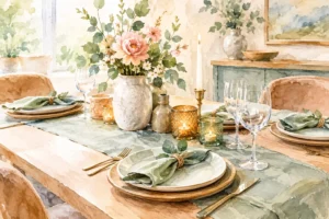 Tafelaccessoires harmonieus combineren thuis